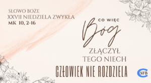 XXVII Niedziela Zwykła. Co Bóg złączył, człowiek niech nie rozdziela.